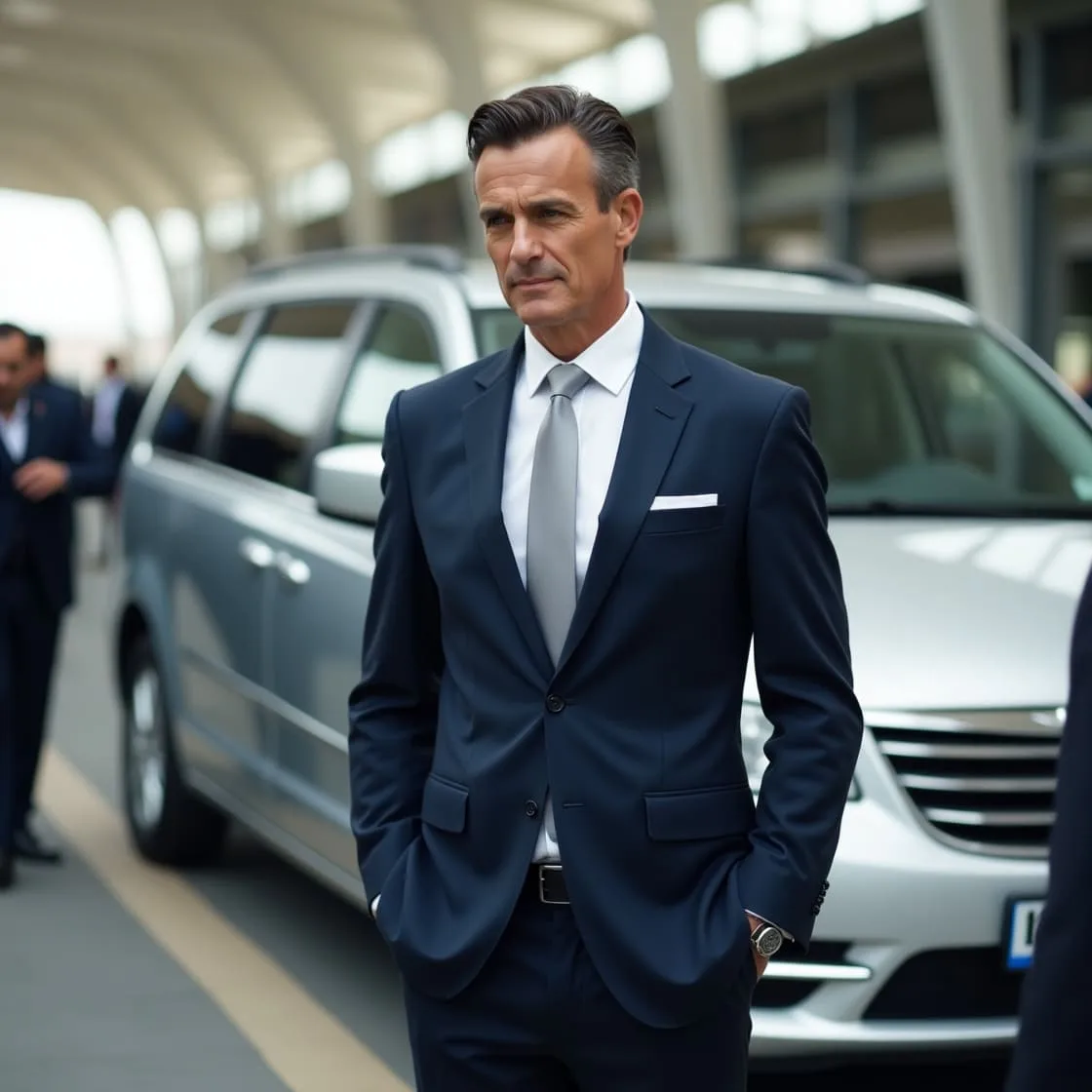 Airport transfer with car rental with driver in Palermo